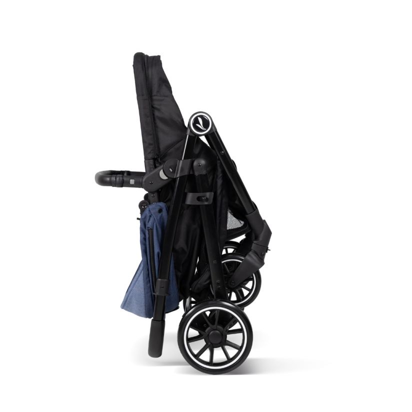 Coche Milan Premium Baby Azul con Portabebé